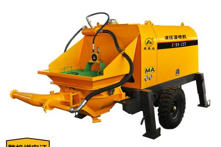 矿用湿式喷桨机-一小时喷9方料,节约施工时间[泵泵达]