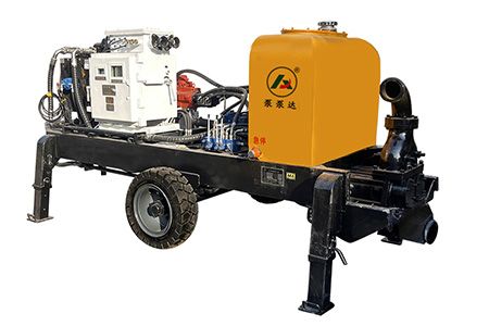 混凝土充填泵-适用煤矸石、膏体、水泥制浆等,井下1000米移动式快速充填[泵泵达]