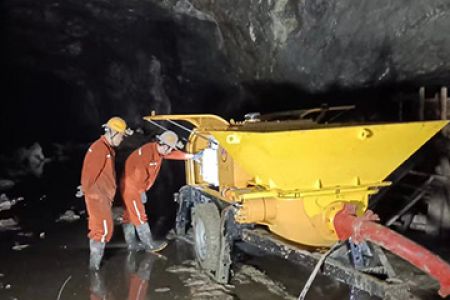 防爆矿用混凝土泵-1000米快捷输送,1小时至少30方[泵泵达]